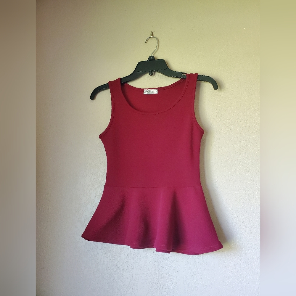 January 7 peplum blouse